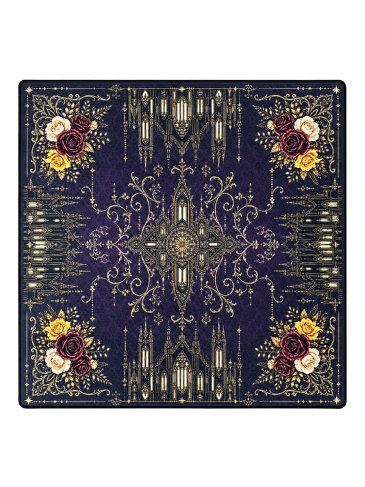 October Pre-Order Gothic Hour - Rolled Neoprene Mahjong Mat with Storage Tube