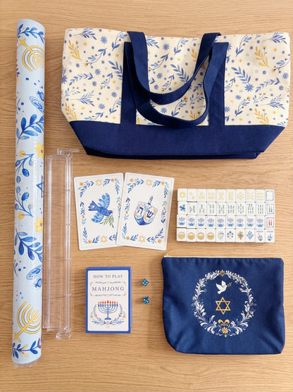 Nov Pre-Order Hanukkah Heritage Mahjong Set and Accessory Bundle