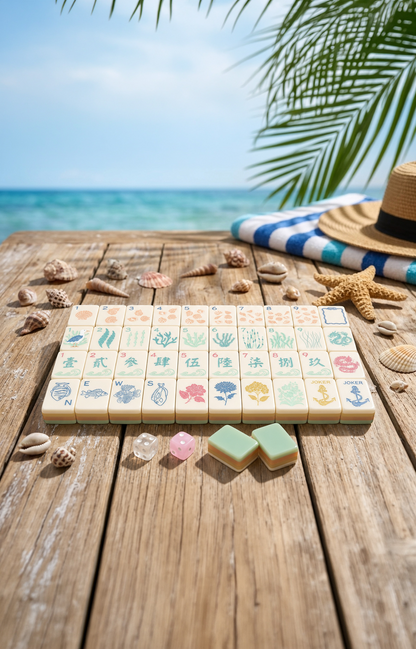Coastal Hamptons Mahjong set - Premium tile game
