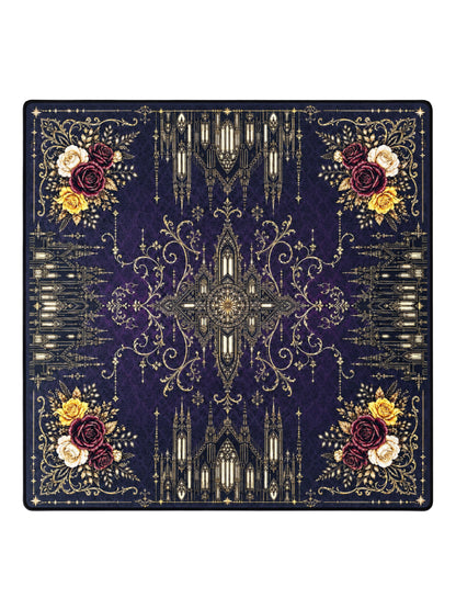 October Pre-Order Gothic Hour - Rolled Neoprene Mahjong Mat with Storage Tube
