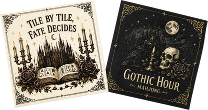 Gothic Hour Cocktail Paper Napkins 60 pieces, 2 in 1
