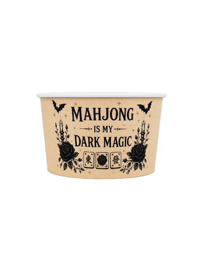 Spooky Mahjong Paper Snack Cup - 20 pieces (Halloween / Gothic Hour)
