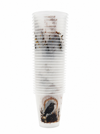 Gothic Hour Frosted Party Cups 30 pieces, 5 in 1