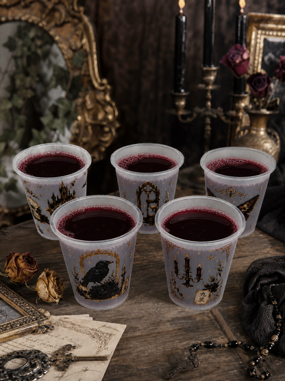 Gothic Hour Frosted Party Cups 30 pieces, 5 in 1