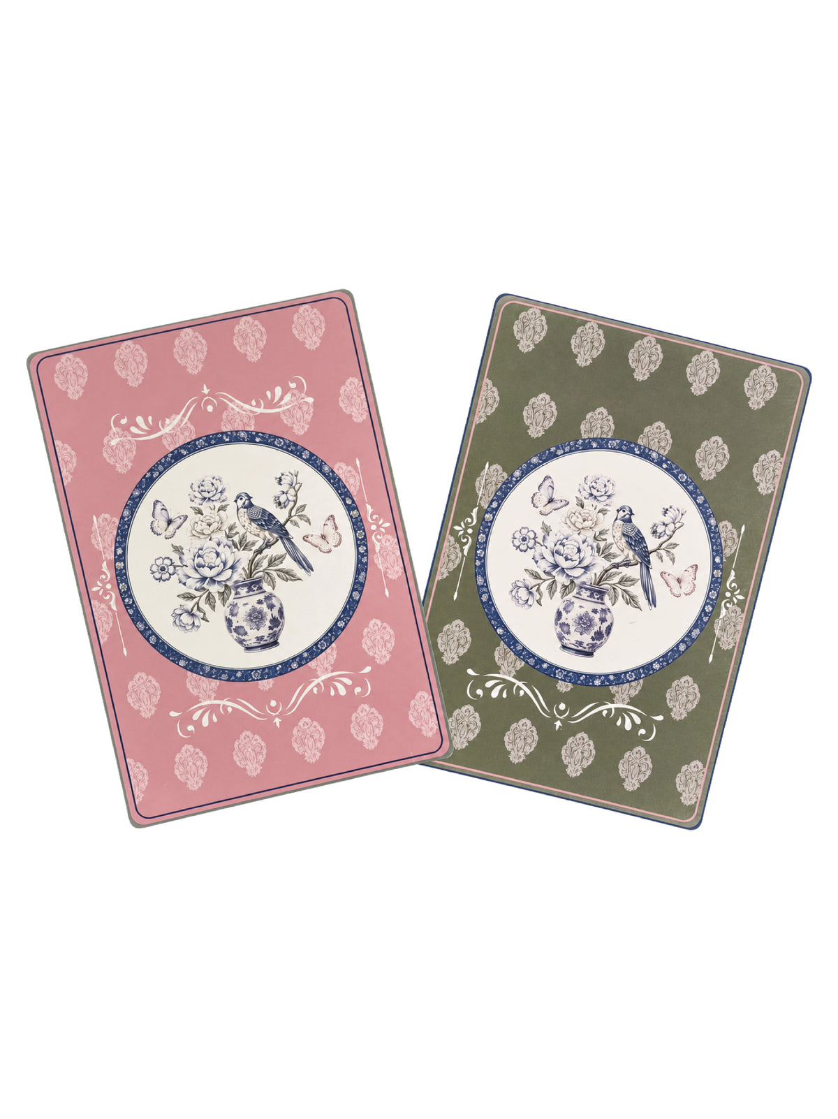 Grandmillennial Luxury American Mahjong Tile Set, with Clear Jelly Crossbody Pouch