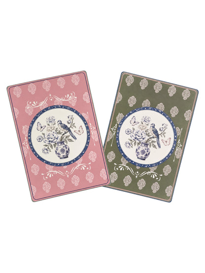 Grandmillennial Luxury American Mahjong Tile Set, with Clear Jelly Crossbody Pouch