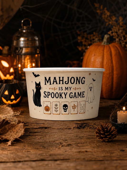 Spooky Mahjong Paper Snack Cup - 20 pieces (Halloween / Gothic Hour)