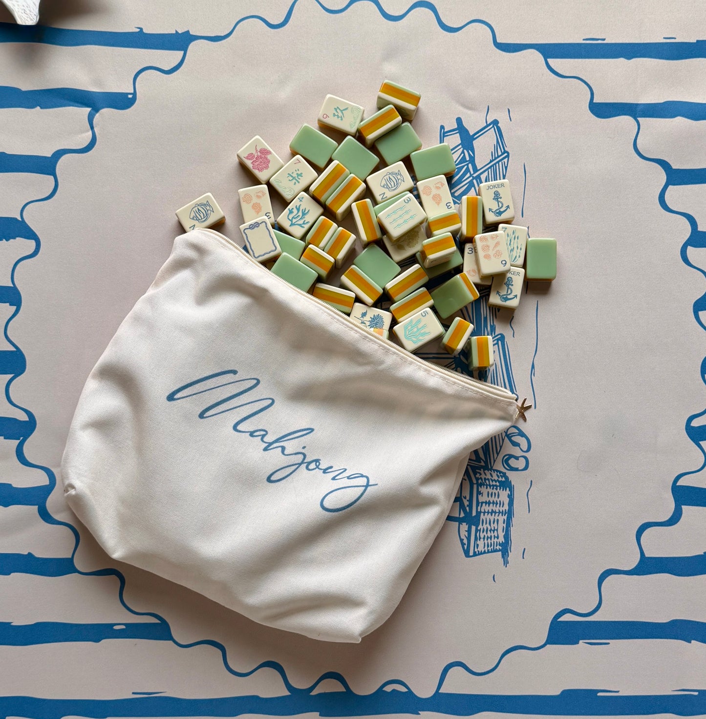 Coastal Hamptons Mahjong set - Premium tile game